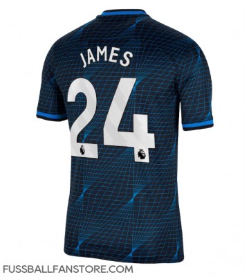 Chelsea Reece James #24 Replik Auswärtstrikot 2023-24 Kurzarm
